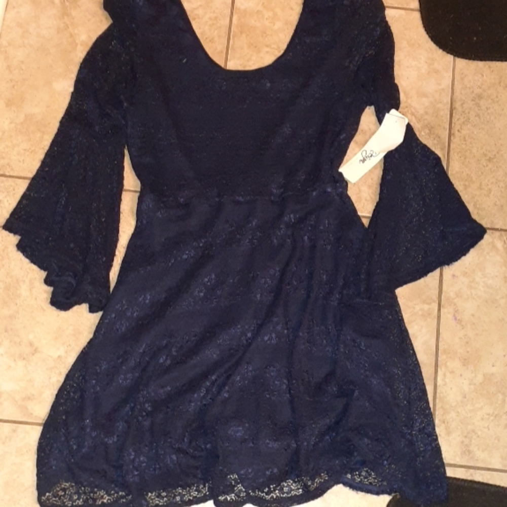 Royal blue dress